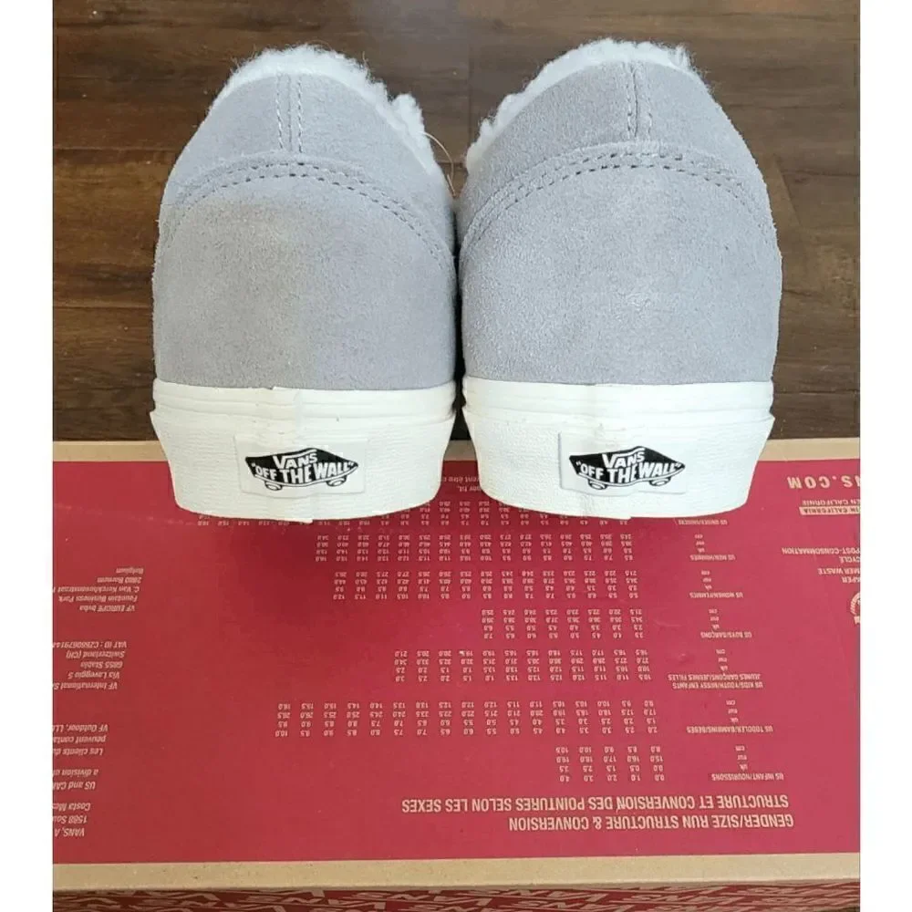 vans old skool cozy hug drizzle/mashmal women size 8.5